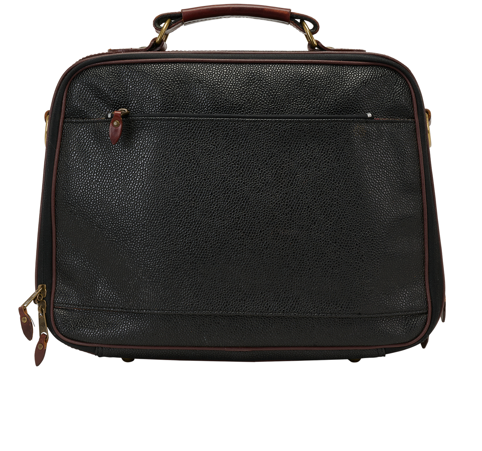 Vintage Briefcase, &pound;150, Handbags, Black, Canvas, Back view